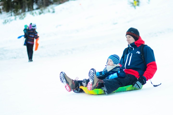 Spellerberg Park - Sled Riding in South Dakota