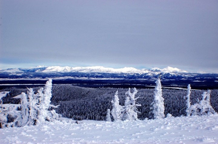 Island Park, Idaho in winter