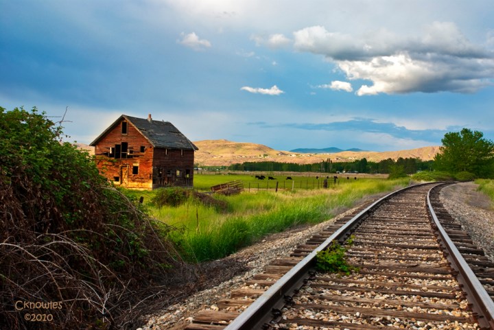 Old barn in Emmett, Idaho