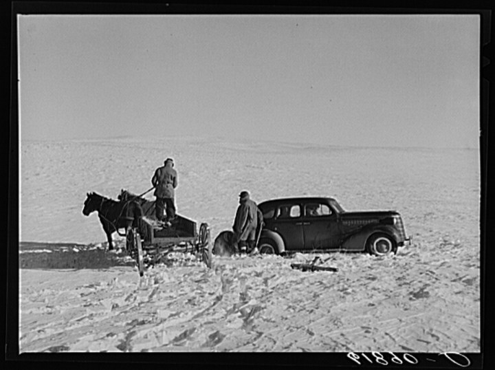 government car - life in south dakota