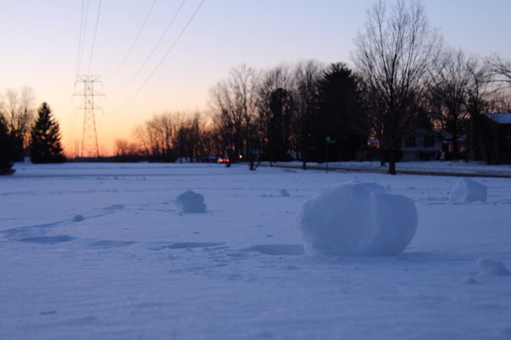 Snow Rollers in Idaho