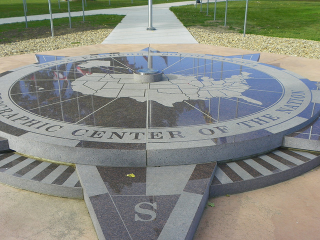 The Geographic Center of the United States is located in Belle Fourche, SD.