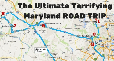 A Terrifying Maryland Road Trip Is Right Here And It's Tons Of Scary Fun