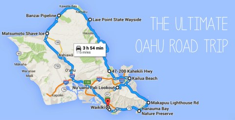 The Ultimate Oahu Road Trip Is Right Here — And You’ll Definitely Want To Do It.