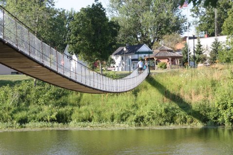 The Longest Swinging Bridge in Michigan Is A Major Adrenaline Rush