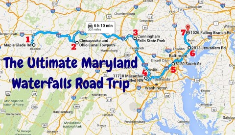 The Ultimate Maryland Waterfall Road Trip Will Take You To 7 Scenic Spots In The State