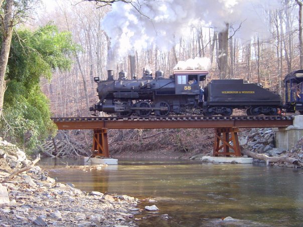 Wilmington & Western Railroad train Delaware