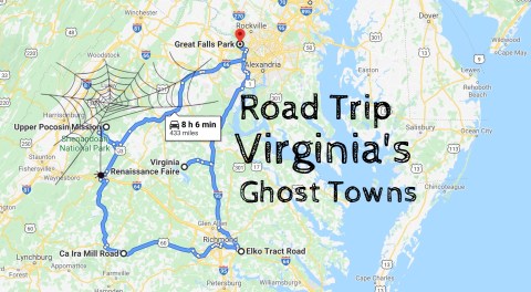 A Haunting Road Trip Through Virginia Ghost Towns That You Surely Won't Forget