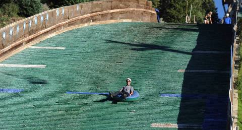 During Summer, A Utah Resort's Olympic Ski Jump Is Used For Something So Epic