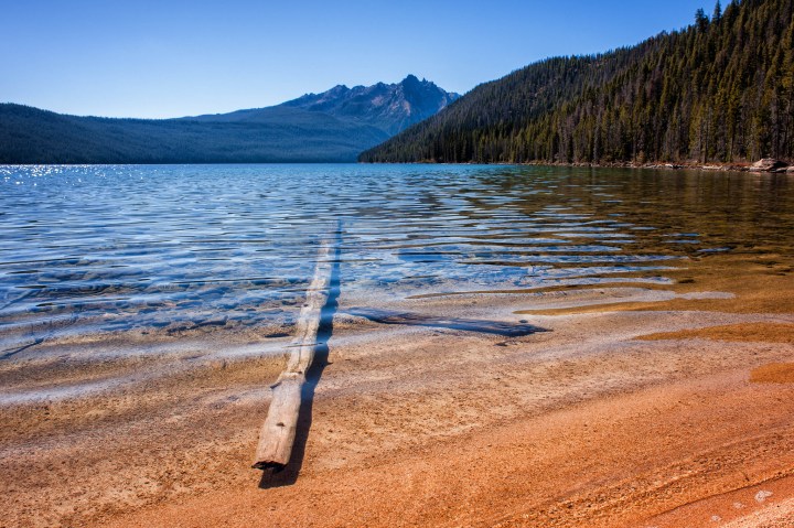 Idaho lake beach