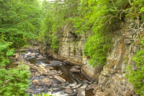 Michigan Has A Grand Canyon, Canyon Falls And It's Incredibly Beautiful