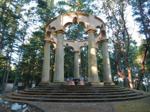 This Remote, Beautiful Island In Washington Is Hiding A Morbid Secret In Its Woods