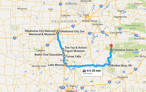 8 Amazing Places You Can Go On One Tank Of Gas In Oklahoma