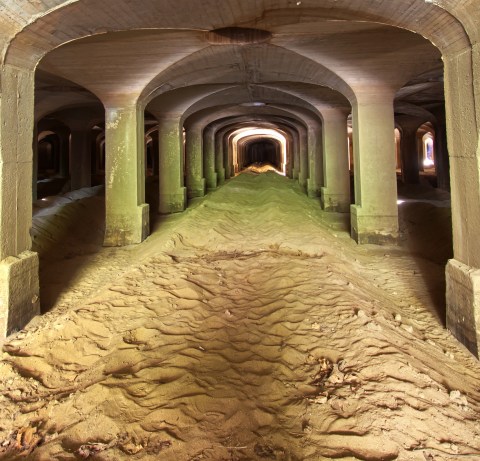 The Remnants Of This Abandoned Sand Filtration Site In Washington DC Are Hauntingly Beautiful