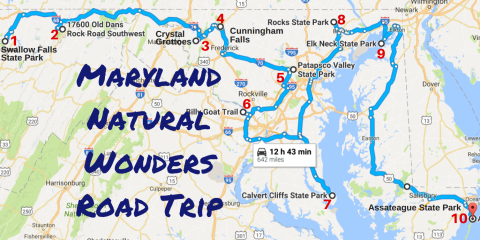 This Natural Wonders Road Trip Will Show You Maryland Like You’ve Never Seen It Before