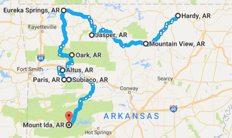 Take This Road Trip Through Arkansas’s Most Picturesque Small Towns For A Charming Experience