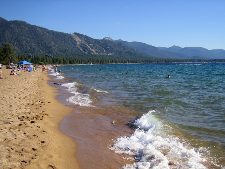 blue water lake tahoe nevada