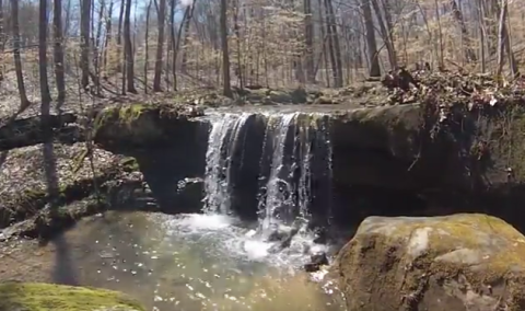 Walk Behind A Waterfall For A One-Of-A-Kind Experience In Indiana