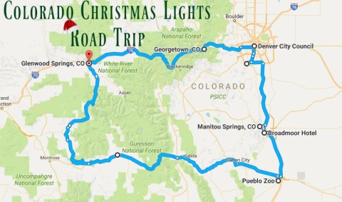 The Christmas Lights Road Trip Through Colorado That's Nothing Short Of Magical