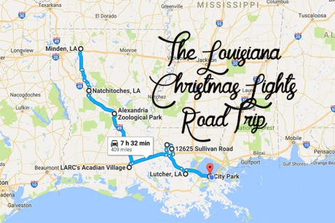 The Christmas Lights Road Trip Through Louisiana That Will Take You To 6 Magical Displays