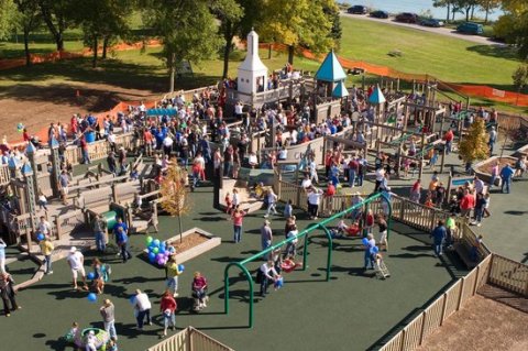 The Whimsical Playground In Wisconsin That's Straight Out Of A Storybook