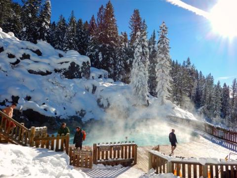 This Hot Spring Day Trip In Wyoming Is Everything You Need For Winter