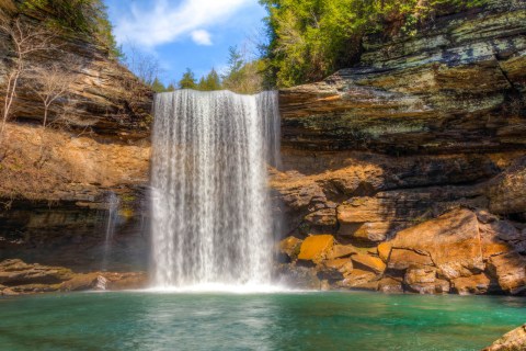 7 Gorgeous Waterfalls Hiding In Plain Sight Near Nashville With No Hiking Required