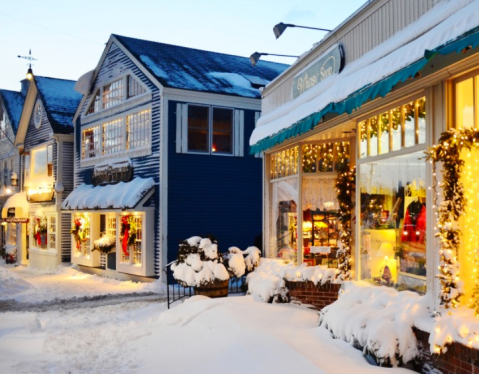 Kennebunkport Turns Into A Winter Wonderland Each Year In Maine