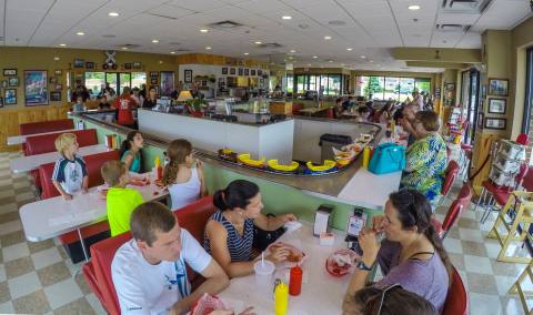 The Train-Themed Restaurant In Illinois, 2Toots Train Whistle Grill Is Perfectly Whimsical