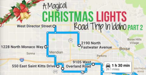 The Most Magical Christmas Lights Road Trip Through Idaho: Part II