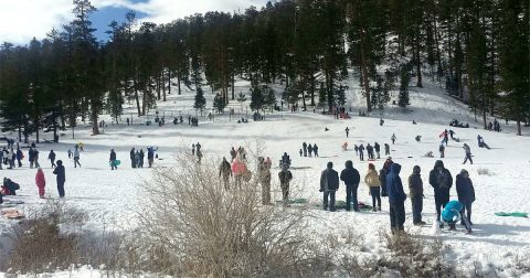 Here Are the 6 Best Places To Go Sled Riding In Nevada This Winter