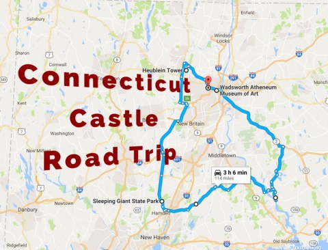 This Road Trip To Connecticut’s Most Majestic Castles Is Like Something From A Fairytale