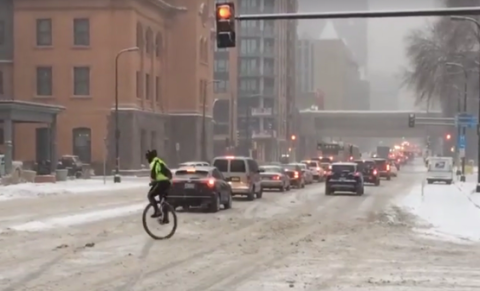 Only In Minnesota Do Commutes Look Like This In The Dead Of Winter