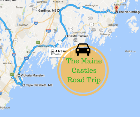 This Road Trip To Maine’s Most Majestic Castles Is Like Something From A Fairytale