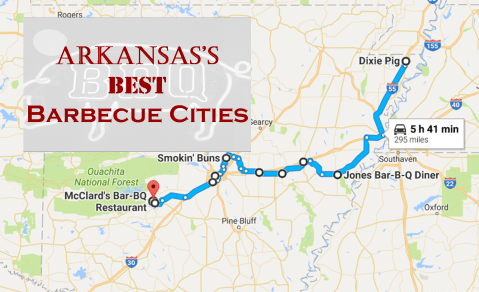 You've Got To Take This Road Trip Through Arkansas's Best Barbecue Cities