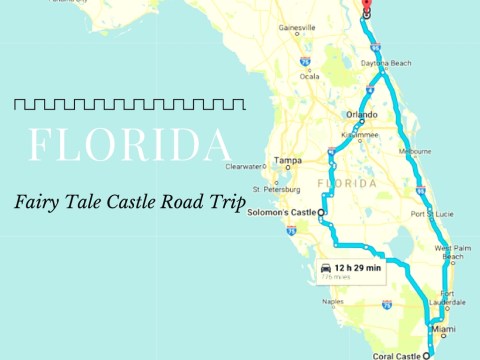 Take A Road Trip To Florida's Most Majestic Fairytale Castles