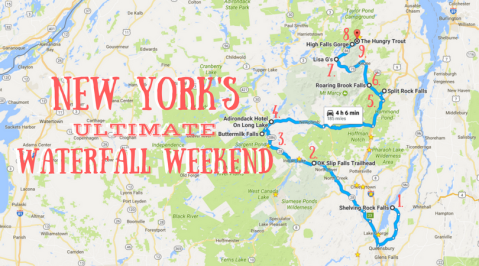 Here's The Perfect Weekend Itinerary If You Love Exploring New York's Waterfalls