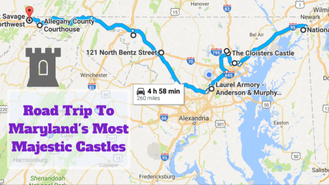 This Road Trip To Maryland’s Most Majestic Castles Is Like Something From A Fairytale