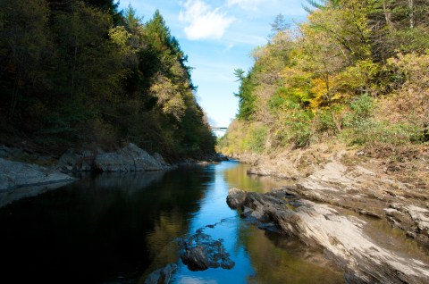 Most People Don't Know There's A Little Grand Canyon In Vermont