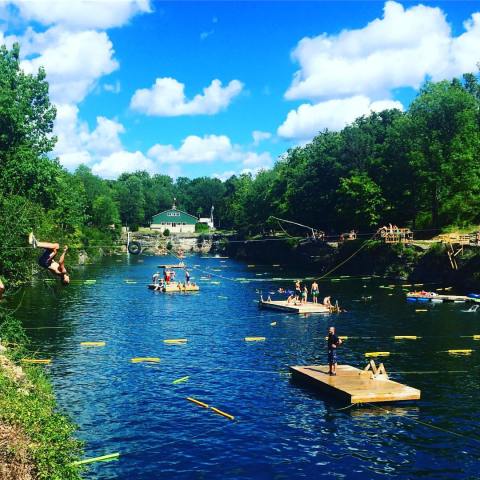 The Sapphire Natural Pool in Indiana That's Devastatingly Gorgeous