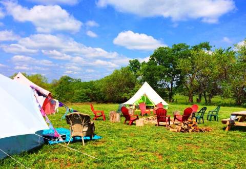 The Secluded Glampground In Kansas That Will Take You A Million Miles Away From It All