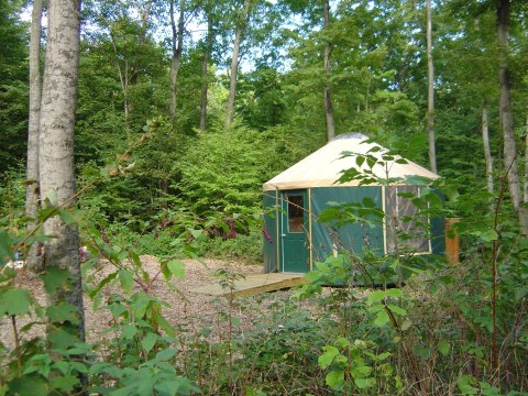 The Secluded Glampground In Michigan That Will Take You A Million Miles Away From It All