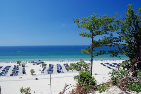 Warren Dunes State Park Has The Whitest, Most Pristine Sand In Michigan