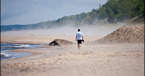 The Underrated Beach With The Whitest, Most Pristine Sand In Indiana