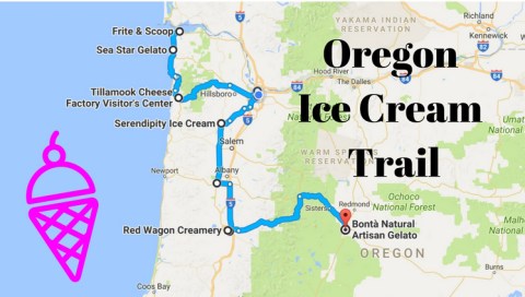 This Mouthwatering Ice Cream Trail In Oregon Is The Sweetest Adventure In The State