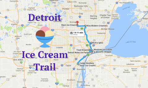 This Mouthwatering Ice Cream Trail In Detroit Is All You've Ever Dreamed Of And More