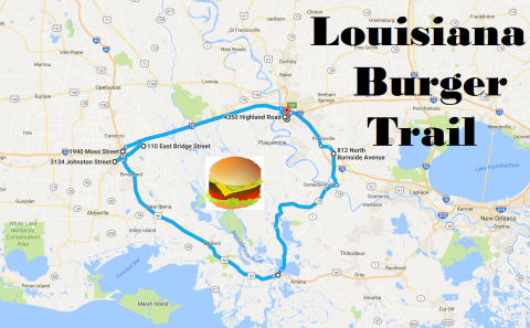 There's Nothing Better Than This Mouthwatering Burger Trail In Louisiana