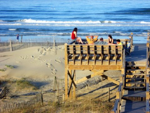 The Underrated Beach With The Whitest, Most Pristine Sand In North Carolina