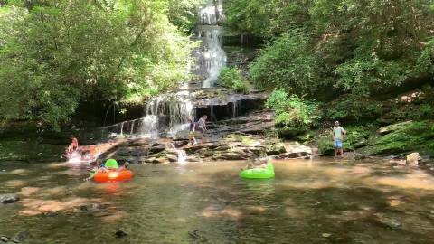 There's Nothing Better Than North Carolina's Natural Lazy River, Deep Creek, On A Summer's Day