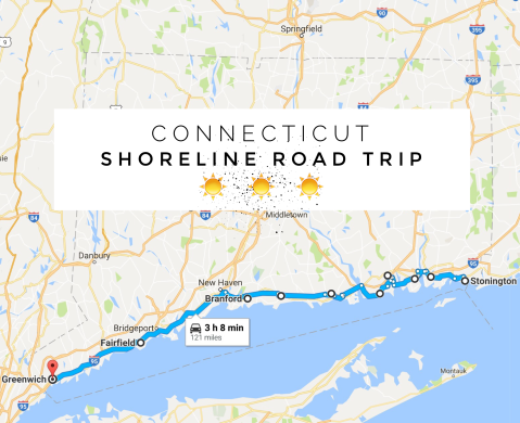 The Shoreline Road Trip In Connecticut That Takes You Through The Most Charming Coastal Towns